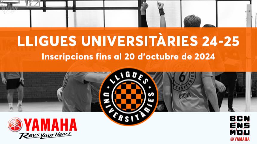 LLIGUES UNIVERSITÀRIES 2024-25